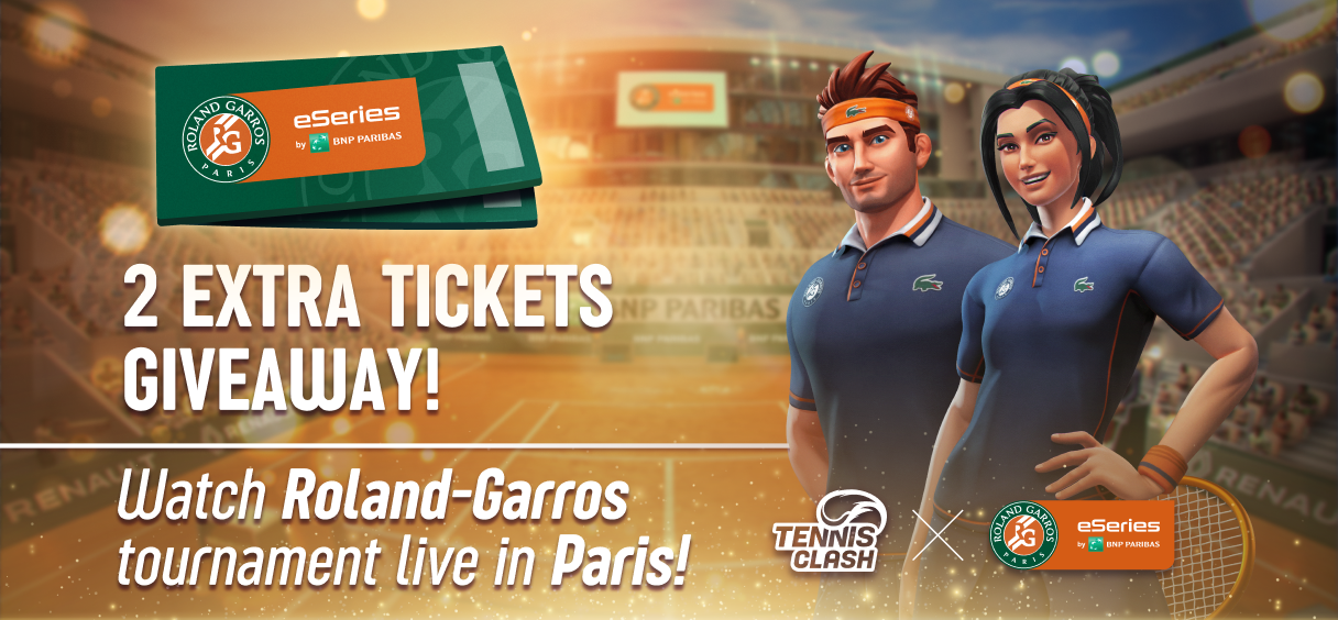Win Tickets to see Roland-Garros live!